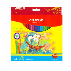 Colored pencils Arya 24+2 colors