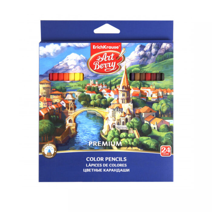 Գունավոր մատիտներ EK Art Berry 24 գույն