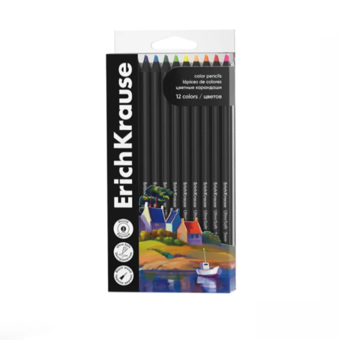 Գունավոր մատիտներ ErichKrause The Spirit of Art 12 գույն 