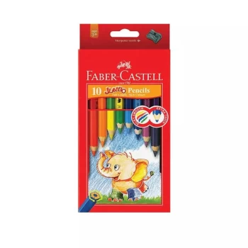 Գունավոր մատիտներ Faber-Castell 10 գույն