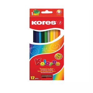 Colored pencils Kores 12 colors