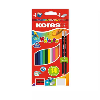 Գունավոր մատիտներ Kores 12 գույն ||Карандаши цветные Kores 12 цветов ||Colored pencils Kores 12 colors