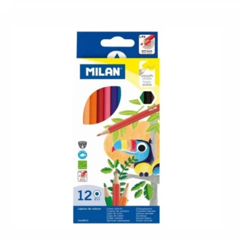 Գունավոր մատիտներ Milan 12 գույն 211 ||Карандаши цветные Milan 12 цветов ||Colored pencils Milan 12 colors