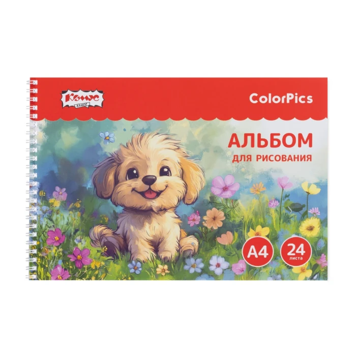 Ալբոմ նկարչական Комус Класс ColorPics A4 24 թերթ 