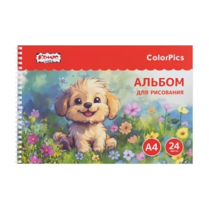 Ալբոմ նկարչական Комус Класс ColorPic A4 24 թերթ 