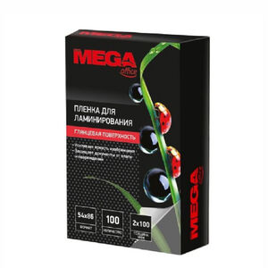Լամինացիայի թաղանթ Mega 54x86 մմ 100 միկրո 100 հատ