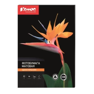 Komus photo paper, single-sided matte, A3 format, 200 g/m², 50 sheets