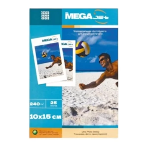 Ֆոտոթուղթ ProMega Jet միակողմանի փայլուն A6 240 գր/մ 25 թերթ 