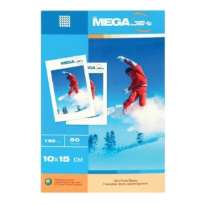 Ֆոտոթուղթ ProMega Jet միակողմանի փայլուն A6 190 գր/մ 50 թերթ 