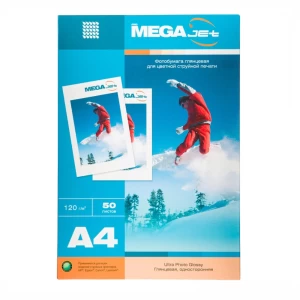 Ֆոտոթուղթ ProMega Jet միակողմանի փայլուն A4 120 գր/մ 50 թերթ 