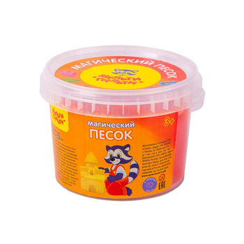 Կինետիկ ավազ Мульти-Пульти 500 գր կարմիր 16784 ||Песок для лепки Мульти-Пульти "Магический песок" красный 500 г 2 формочки ||Sand for modeling Multi-Pulti "Magic sand" red 500 g 2 molds