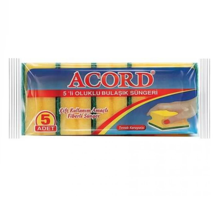 Dish sponge Acord 5 pcs.