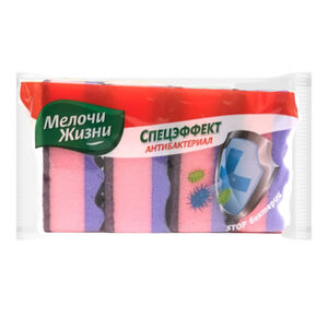 Sponge for washing dishes Little Things in Life 4 pcs.