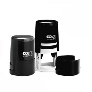 Оснастка для печати круглая Colop Printer R40 40 мм с крышкой черная 