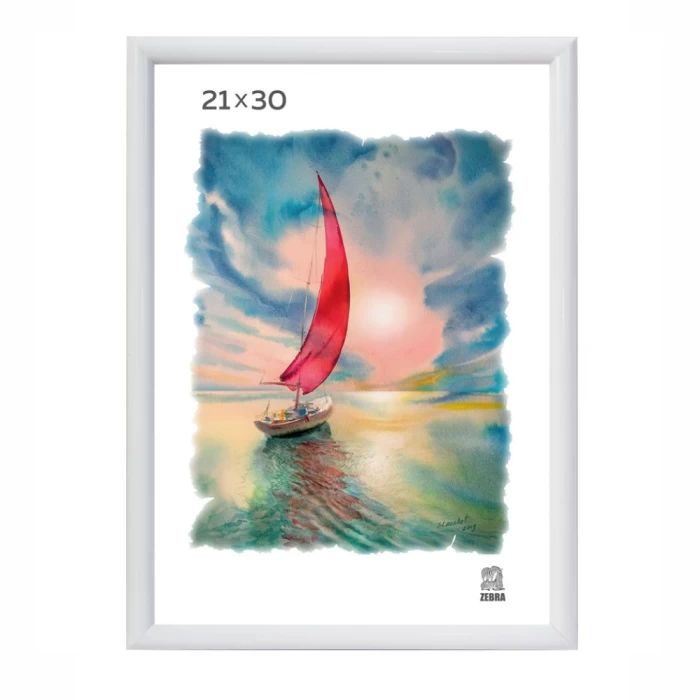 Рамка Зебра А4 21x30 см пластиковый 14 мм 