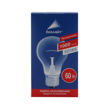 Լամպ Эколайт E27 60W ||Лампа Эколайт E27 60W ||Lamp Ecolight E27 60W