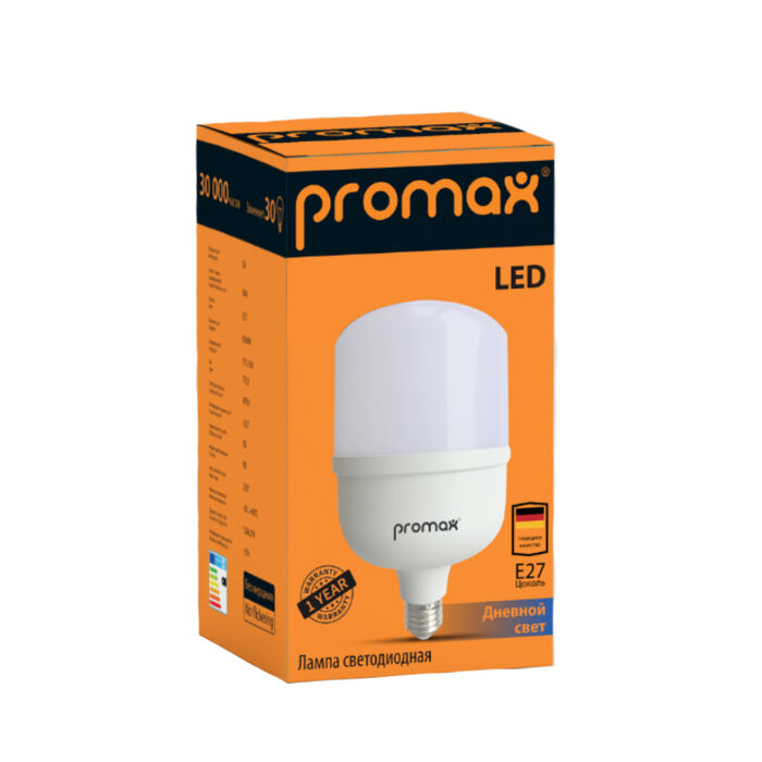 Лампа Promax 40W E27 6500K 