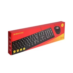 Ստեղնաշար համակարգչի և մկնիկ Borofone BG6 Business Black 