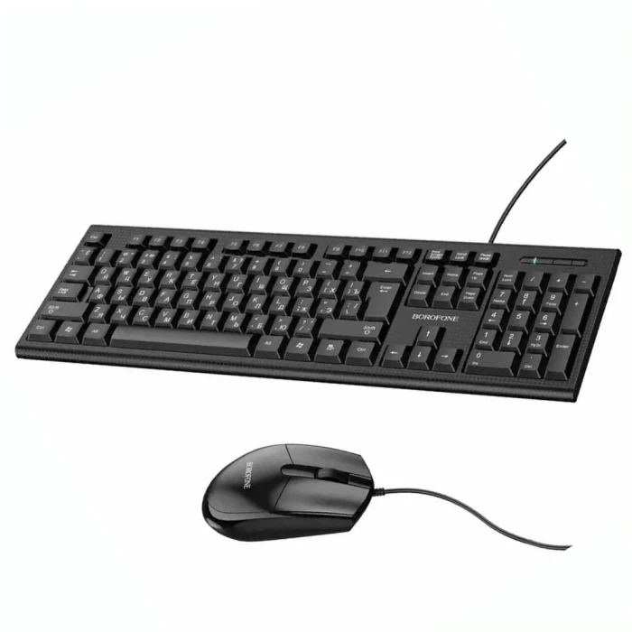 Ստեղնաշար համակարգչի և մկնիկ Borofone BG6 Business Black 