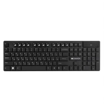 Ստեղնաշար համակարգչի Canyon HKB-W2 USB ||Клавиатура для компьютера Canyon HKB-W2 USB||Canyon HKB-W2 USB Computer Keyboard