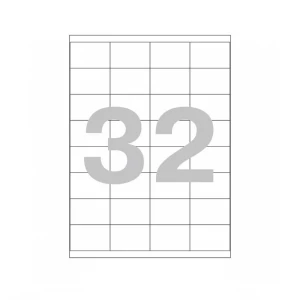  Թուղթ Promega Label 52,5х35 մմ 32 բաժին 1 թերթ