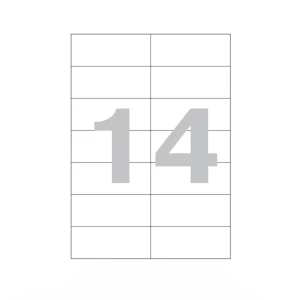 Paper Promega Label A4 105x42,4 mm 14 sections 1 sheet