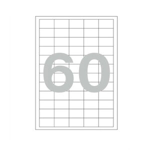 Թուղթ Promega Label 38х23,5 մմ 60 բաժին 100 թերթ 