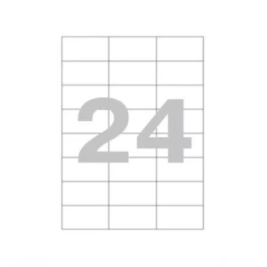 Թուղթ Promega Label 70х37 մմ 24 բաժին 1 թերթ