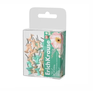 Power buttons ErichKrause Pastel Bloom 50 pcs.