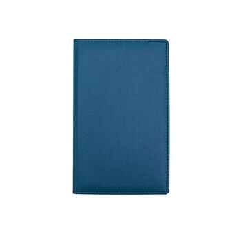 Այցեքարտարան Attache Viva А5 ||Визитница настольная Attache Вива на 72 визитки искусственная кожа синяя ||Desktop business card holder Attache Viva for 72 business cards imitation leather blue