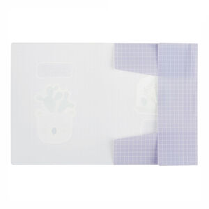 Meshu elastic binder "SucCutElent" A4, purple, up to 400 sheets, 500 microns