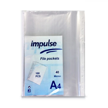 Ֆայլ Impulse A4 40 միկրո ||Файл Impulse A4 40 мкм 1 штук в упаковке ||Impulse A4 file 40 µm 1 pieces per pack 