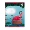 Տետր վանդակավոր ErichKrause Фламинго 12 թերթ ||Тетрадь клетка ErichKrause Flamingo 12 листов ||Notebook squared ErichKrause Flamingo 12 sheets