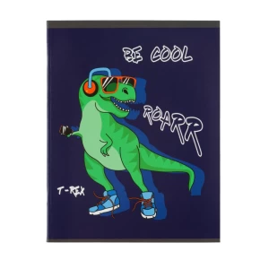 Notebook in a cage №1 School Dinosaur 48 pages