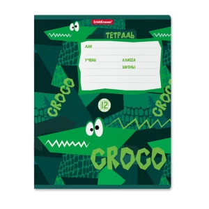 Тетрадь в клетку Erichkrause Real Croco 12 стр. 