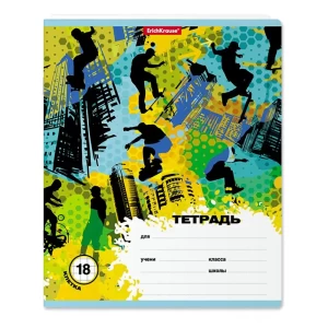 Erichkrause Skateboarder Notebook, squared, 18 sheets