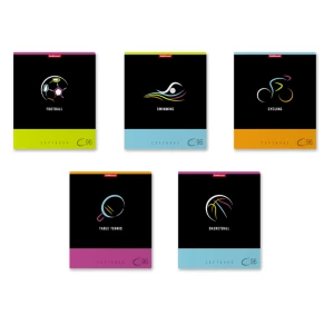 Տետր Erichkrause Sport Signs վանդակավոր 96 թերթ 