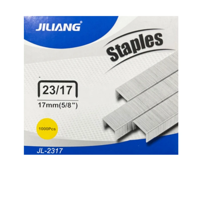 Скобы для степлера Jiliang №23/17 1000 шт. 