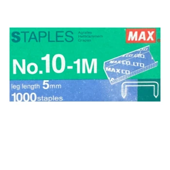 Կարիչի ասեղ Max №10 1000 հատ ||Скобы для степлера Max №10 1000 шт. ||Staples for stapler Max №10 1000 pcs
