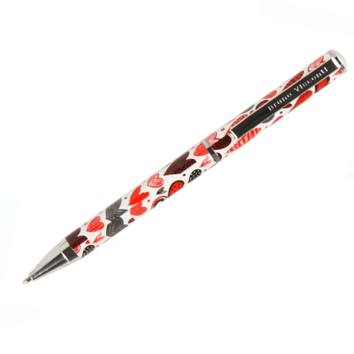 Գրիչ գնդիկավոր B&V Dolce Vita Сердечки Фантазия կապույտ 0,7 մմ