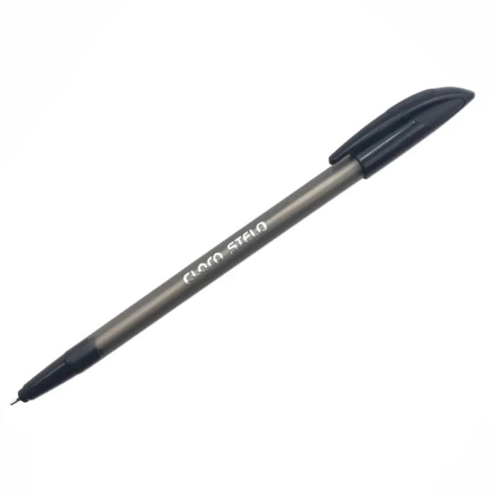 Ballpoint pen Claro Stelo black 0.7 mm