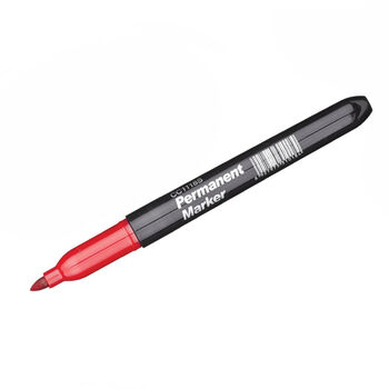 Մարկեր Attache Permanent Red 2 մմ 257237 ||Маркер перманентный черный (толщина линии 2 мм) ||Permanent black marker (line thickness 2 mm)
