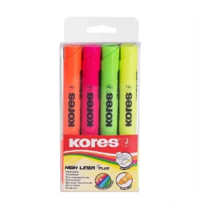 Marker set Kores highlighter 4 colors 36040