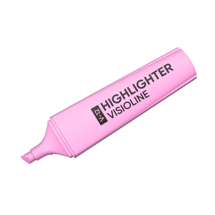 Մարկեր ընդգծող ErichKrause VisioLine® V-12 Pastel Pink 0,6-5 մմ 