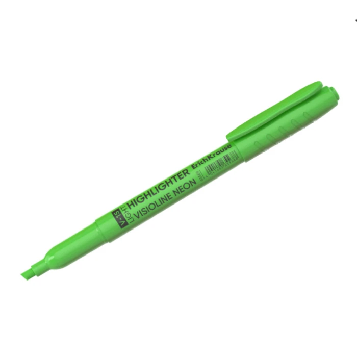 Մարկեր ընդգծող ErichKrause VisioLine® V-15 Neon Green 0,6-3,6 մմ 
