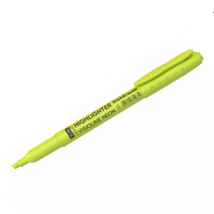 Մարկեր ընդգծող ErichKrause VisioLine® V-15 Neon Yellow 0,6-3,6 մմ 