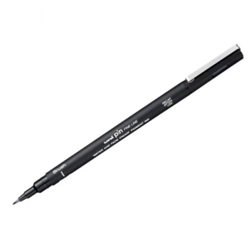 Լայներ Uni-Pin Line brush black ||Лайнер Uni-Pin Line brush black ||Uni Pin fine line brush black