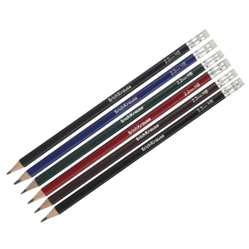 Մատիտ գրաֆիտե ErichKrause Deep Classic Triangular HB ||Карандаш с ластиком ErichKrause Deep Classic Triangular HB ||ErichKrause pencil with eraser Deep Classic Triangular HB