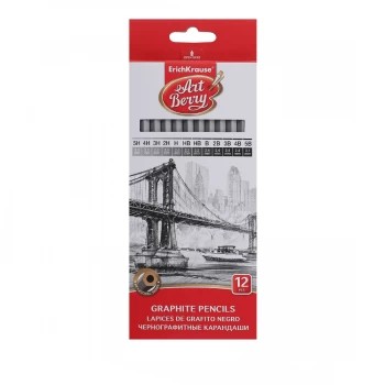Մատիտ գրաֆիտե ErichKrause Art Berry 12 հատ ||Карандаш ErichKrause Art Berry 12 шт. ||Pencil ErichKrause Art Berry 12 pcs.