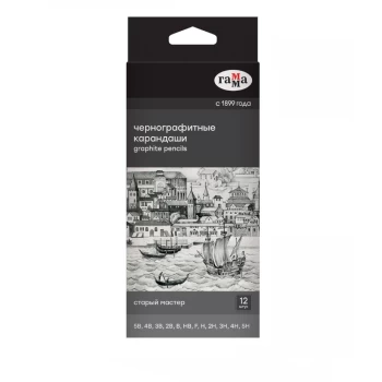 Մատիտ գրաֆիտե Гамма 12 հատ ||Карандаш Гамма 12 шт. ||Pencil Gamma 12 pcs.